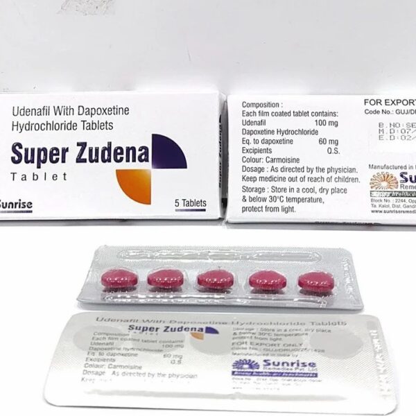 Super Zudena Tablet Udenafil and Dapoxetine Hydrochloride