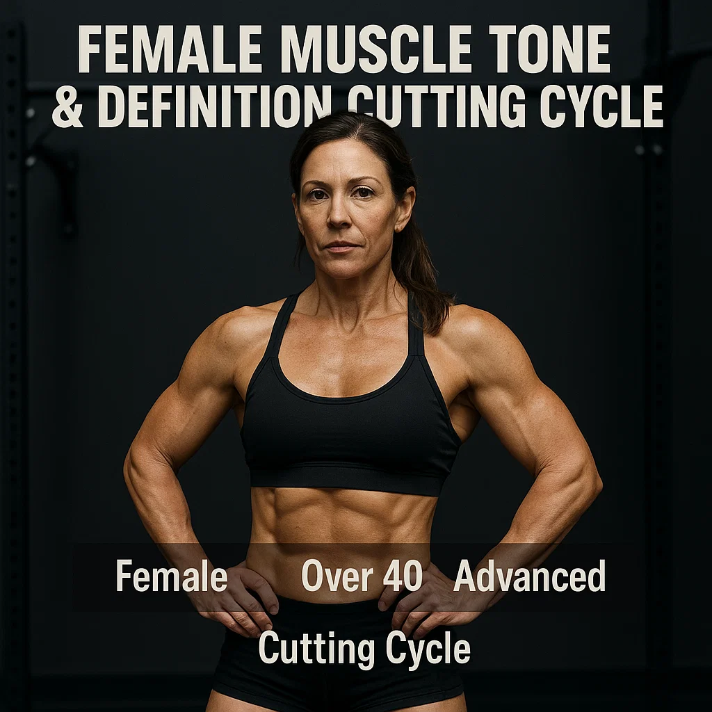 Female Muscle Tone Definition Cutting Cycle 1