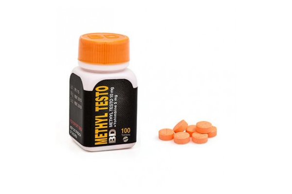 Methyl Testo BD is a pharmaceutical grade oral Methyltestosterone manufactured by Black Dragon. 1 bottle consisting of 30 tablets per bottle of Methyl Testo BD Black Dragon Methyltestosterone tablets 25mg/tablet.